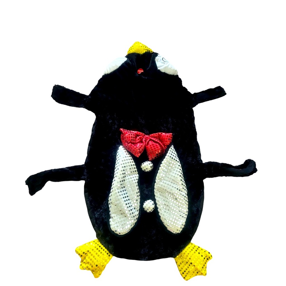 Dog Costume Penguin With Light Up Eyes Size XL/22 inches